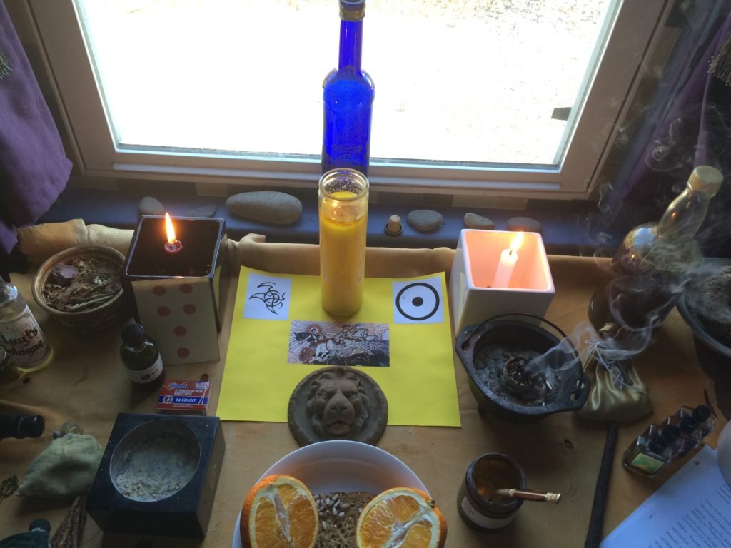 A Closer Look, Photos, Spell for Conjure Coaching Patron, Helios Oil