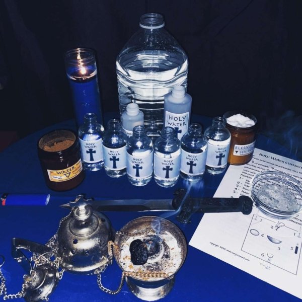 Holy Water, Conjure Work, Hoodoo, sorcery, witchcraft, Ceremonial Magick,