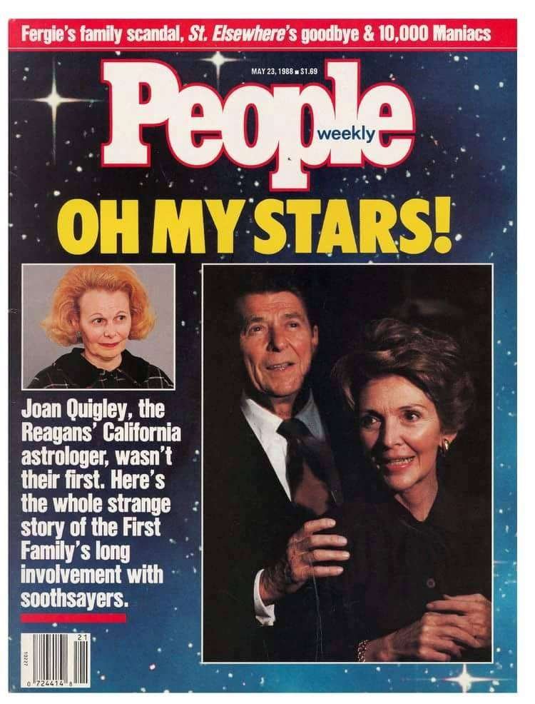 Astrology Reading with Magus, People Magazine cover, Ronald Reagan, astrological synastry, elections, electional