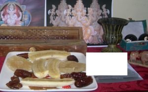 An offering to Ganesha