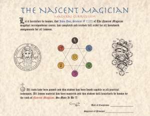 Nascent Magician Certificate, a course by Magus at conjurework.com Kevin Trent Boswell