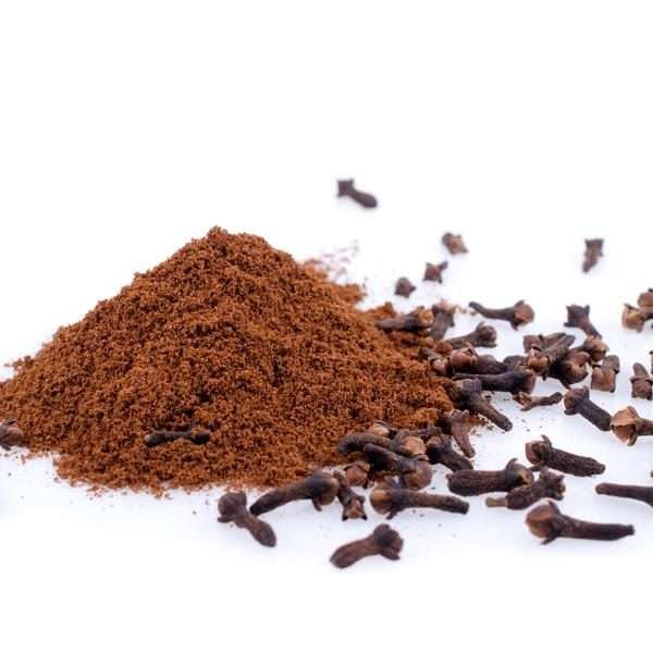 Clove, whole and powder, Syzygium aromaticum, conjurework.com sorcery services and supplies by Kevin Trent Boswell