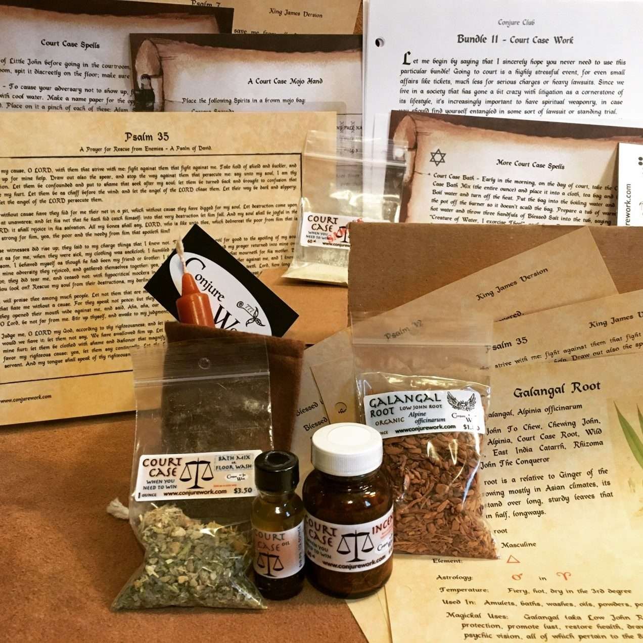 Bundle #11, Court Case Work, Conjure Club, Conjure Work