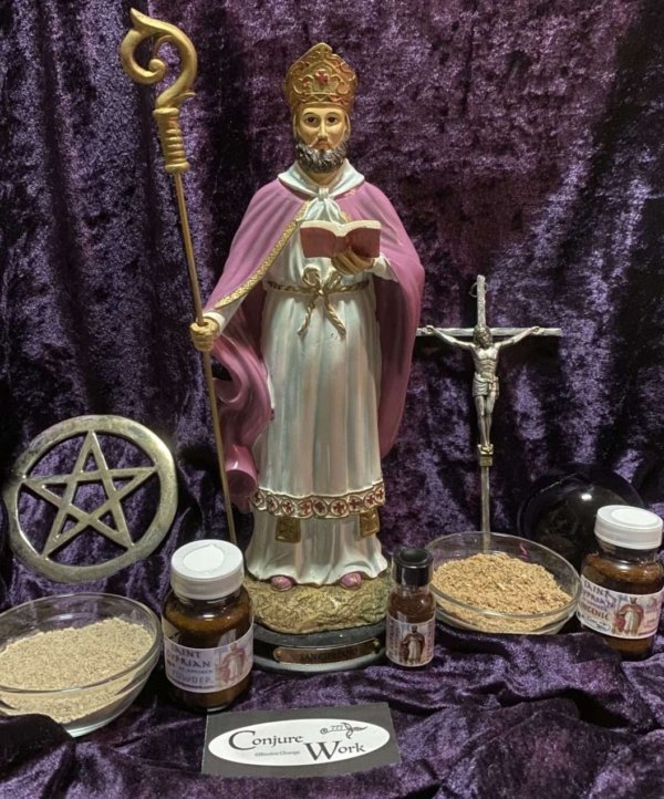 Saint Cyprian of Antioch, oil, powder, incense, Conjure Work, sorcery supplies