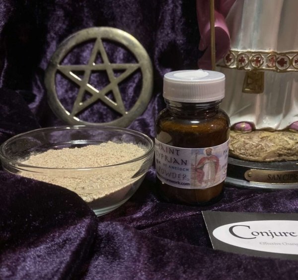 Saint Cyprian of Antioch Powder, Conjure Work, sorcery supplies