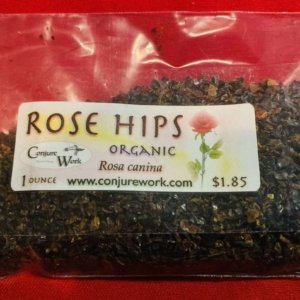 Rose Hips, Rosa canina; Ceremonial Magick, Golden Dawn, Solomonic, High Magick, witchcraft, Wicca