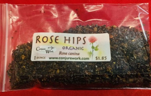 Rose Hips, Rosa canina; Ceremonial Magick, Golden Dawn, Solomonic, High Magick, witchcraft, Wicca