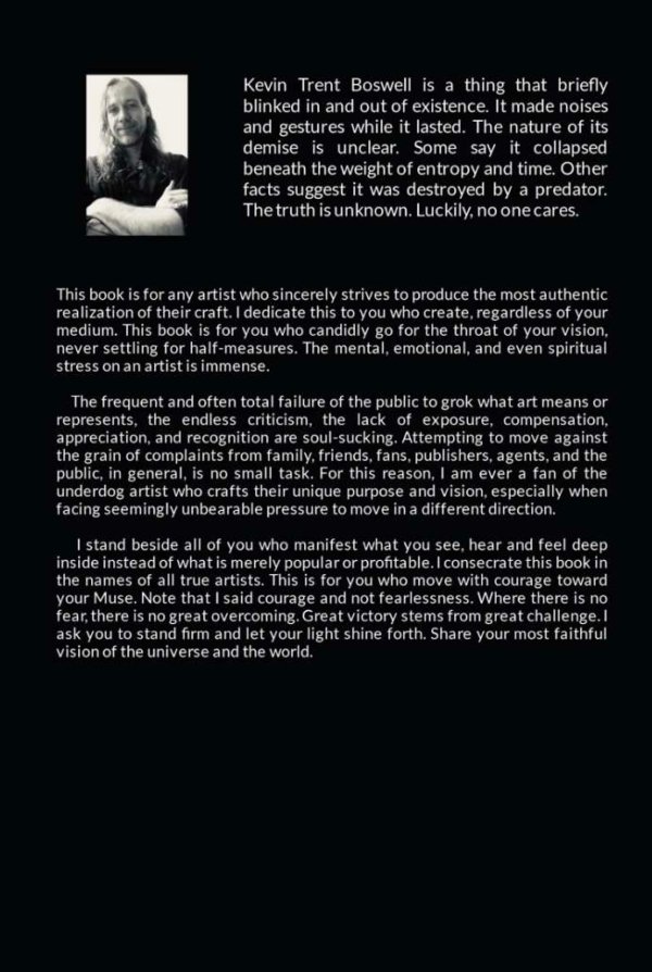 on the page - poems for artists, writers, and other hooligans, by Kevin Trent Boswell