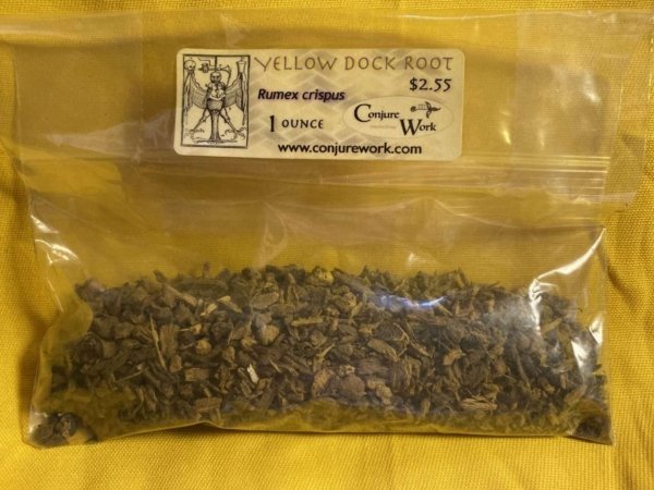 Yellow Dock Root, Rumex crispus, sorcery, Conjure Work, herbs, magick, Golden Dawn, Solomonic, Wicca, astrology