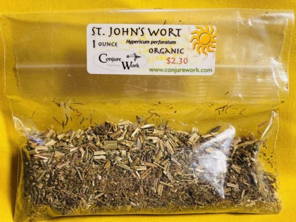 St. John's Wort, Hypericum perforatum, Saint, sorcery, Conjure Work, herbs, magick, Golden Dawn, Solomonic, Wicca, astrology