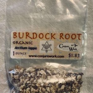 Burdock Root, Arctium lappa, sorcery, Conjure Work, herbs, magick, Golden Dawn, Solomonic, Wicca, astrology