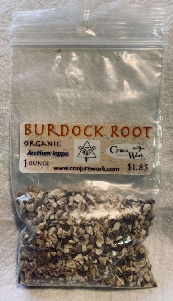 Burdock Root, Arctium lappa, sorcery, Conjure Work, herbs, magick, Golden Dawn, Solomonic, Wicca, astrology