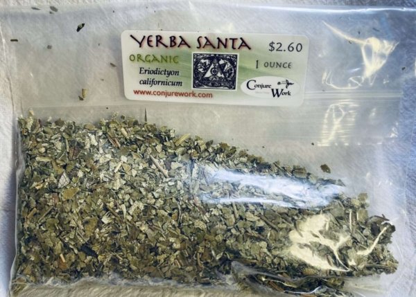 Yerba Santa, Eriodictyon californicum, sorcery, Conjure Work, herbs, magick, Golden Dawn, Solomonic, Wicca, astrology