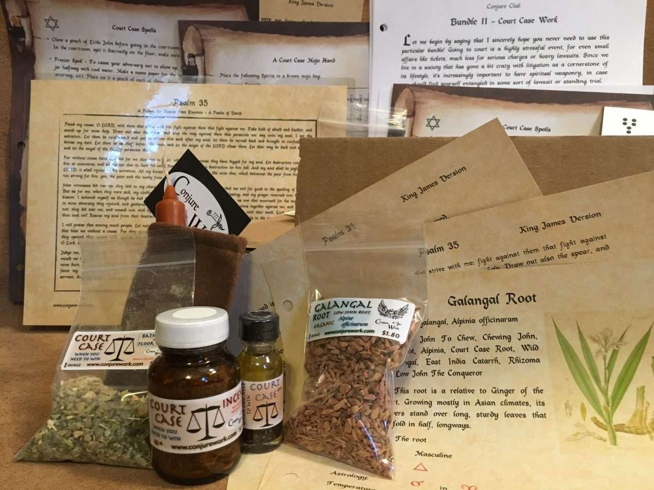 Bundle #11 Court Case, Conjure Club, conjurework.com