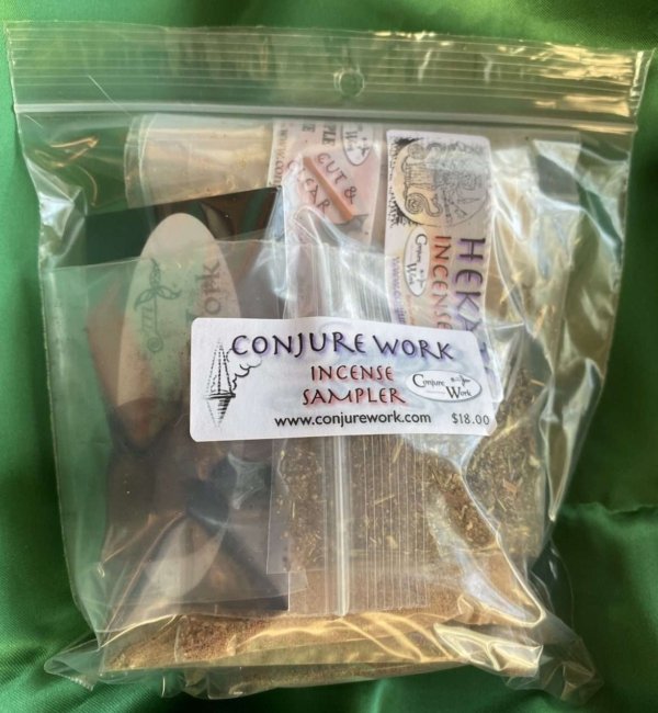 Conjure Work Incense Sampler pack, 12, sample size packets of incense!