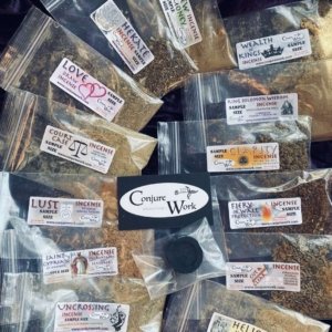 Conjure Work Incense Sampler pack, 12, sample size packets of incense!