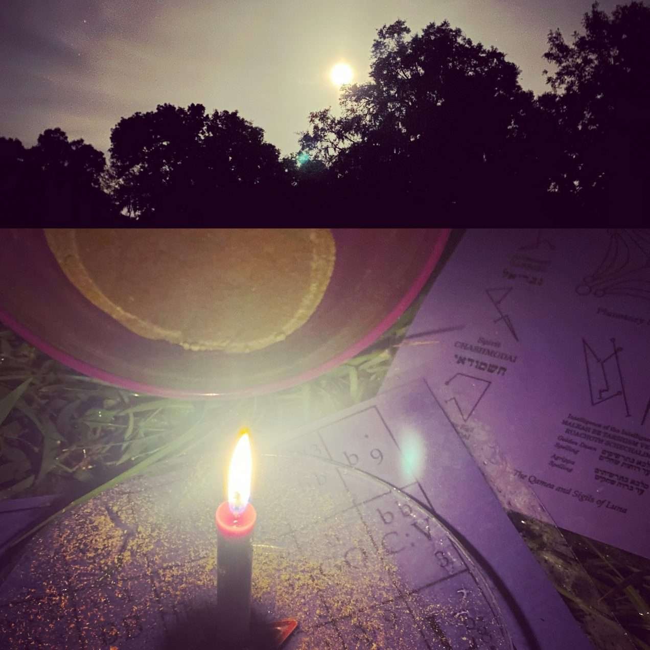 Consecrating Luna Powder