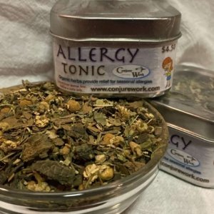 Allergy Tonic; Fast Relief for sufferers of seasonal allergies and asthma; Potions at Conjure Work