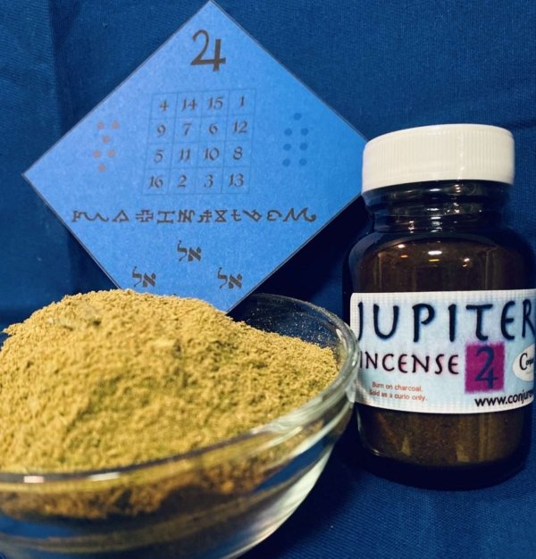 Jupiter Incense; Expansion, honor, gain, Conjure Work, spell supplies and services