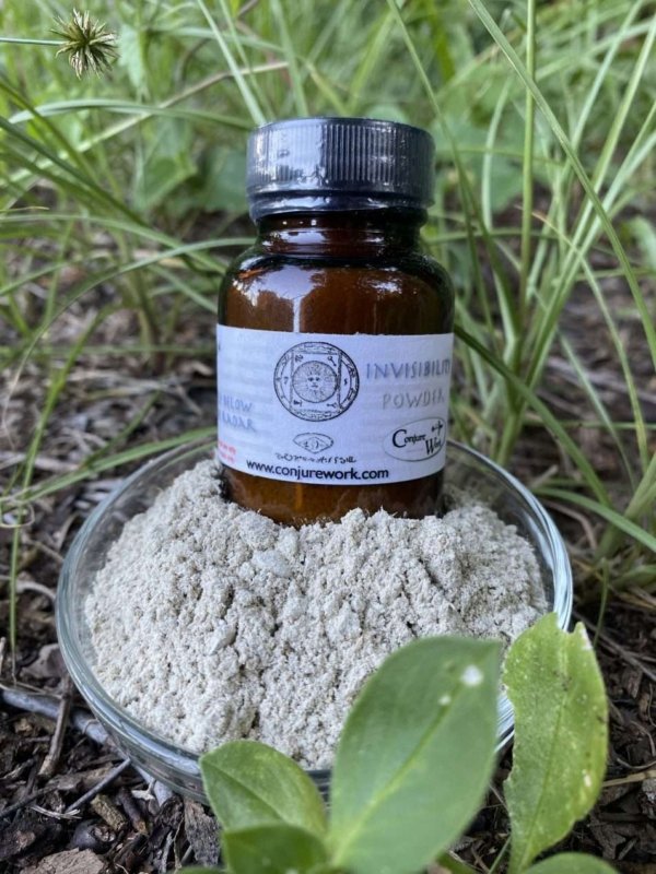 Invisibility Powder, Hoodoo, Ceremonial Magick supplies at Conjure Work