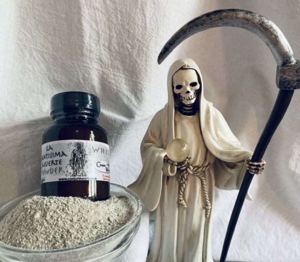 La Santisima Muerte Powder, White