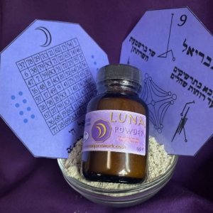 Luna Powder, Moon spells, lunar magick, the Moon Goddess
