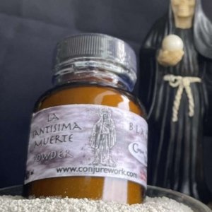 La Santisima Muerte Powder, Black