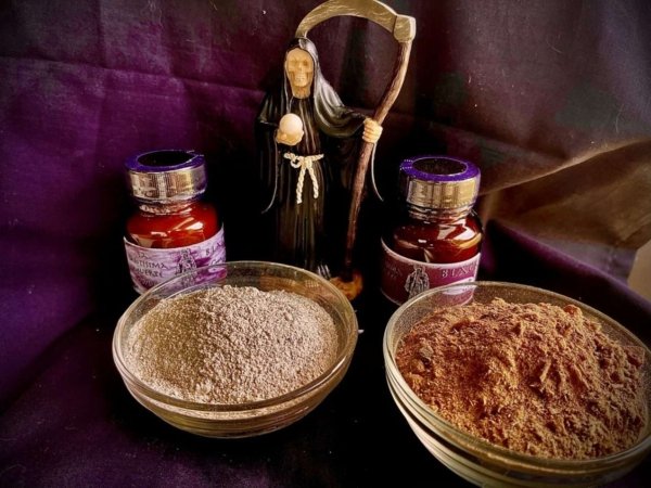 La Santisima Muerte, Black - Incense and Powder