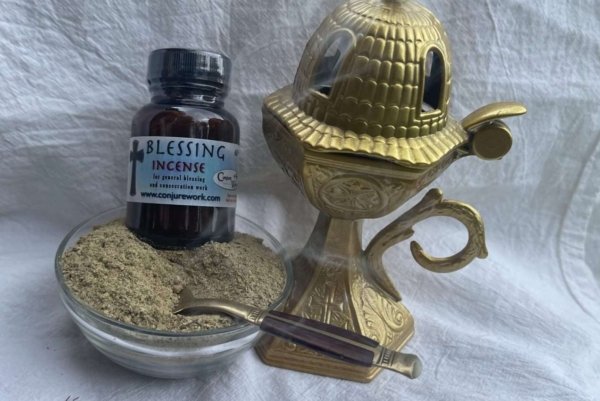 Blessing Incense - for general good fortune, tool consecration; Hoodoo, sorcery, Witchcraft, Ceremonial Magick supplies