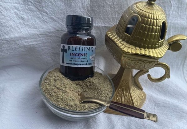 Blessing Incense - for general good fortune, tool consecration; Hoodoo, sorcery, Witchcraft