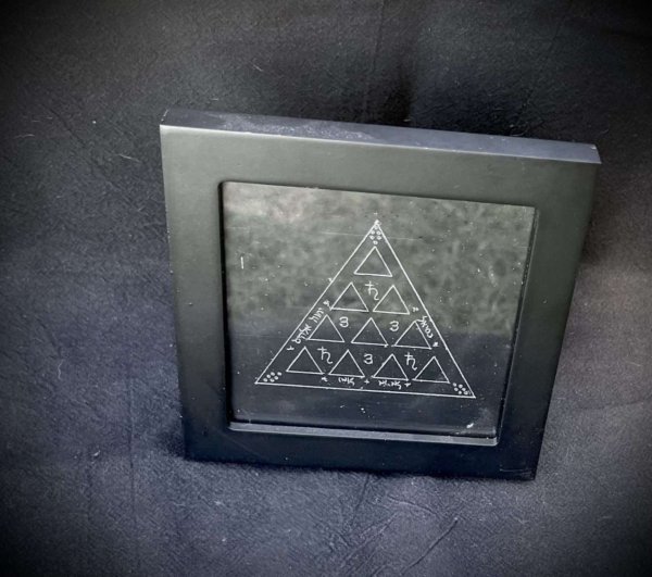 Saturn Amulet - The Habit Trap - a solid lead amulet