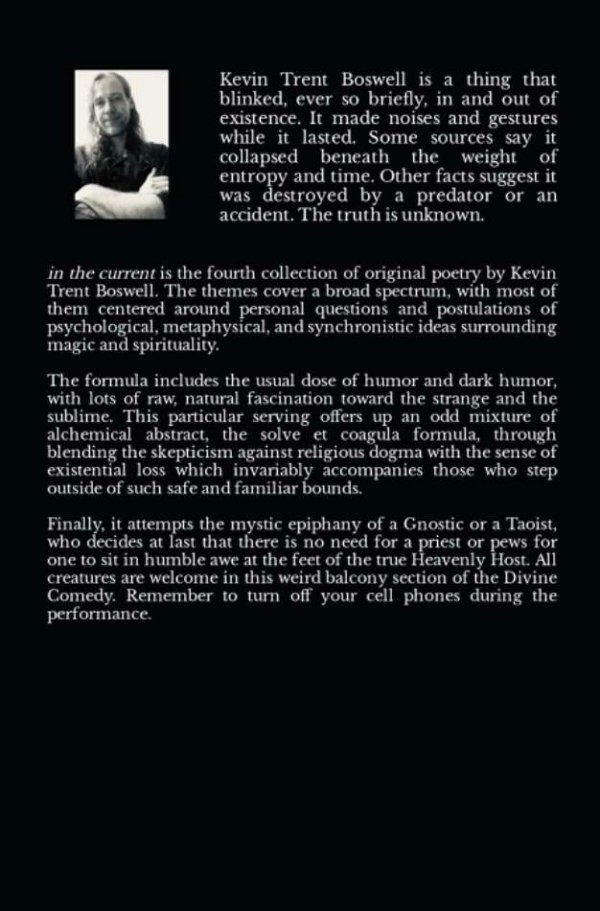 in the current, by Kevin Trent Boswell poetry